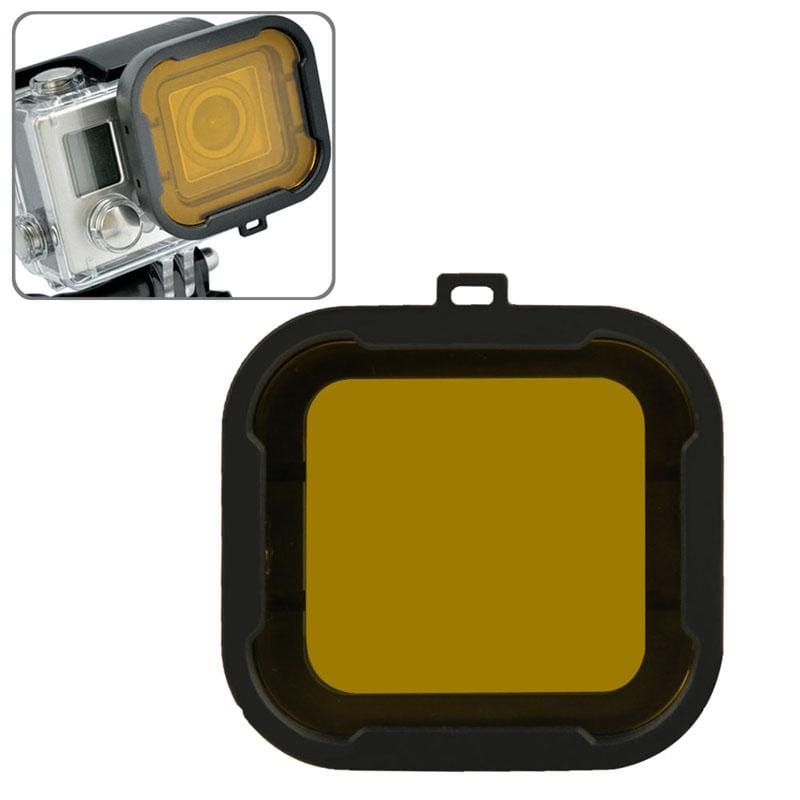Polar Pro Aqua Cube Snap-on Dive Housing Filter for GoPro HERO4 /3+ (Red)