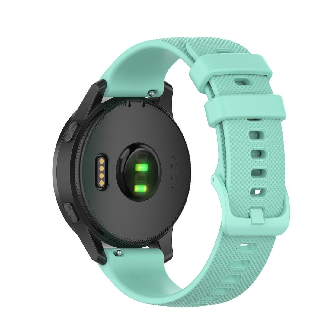 20mm Silicone Strap For Huami Amazfit GTS / Samsung Galaxy Watch Active 2 / Gear Sport (Teal green)