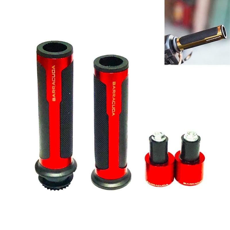 Motorcycle Modification Accessories Hand Grip Cover Handlebar Set (Red)