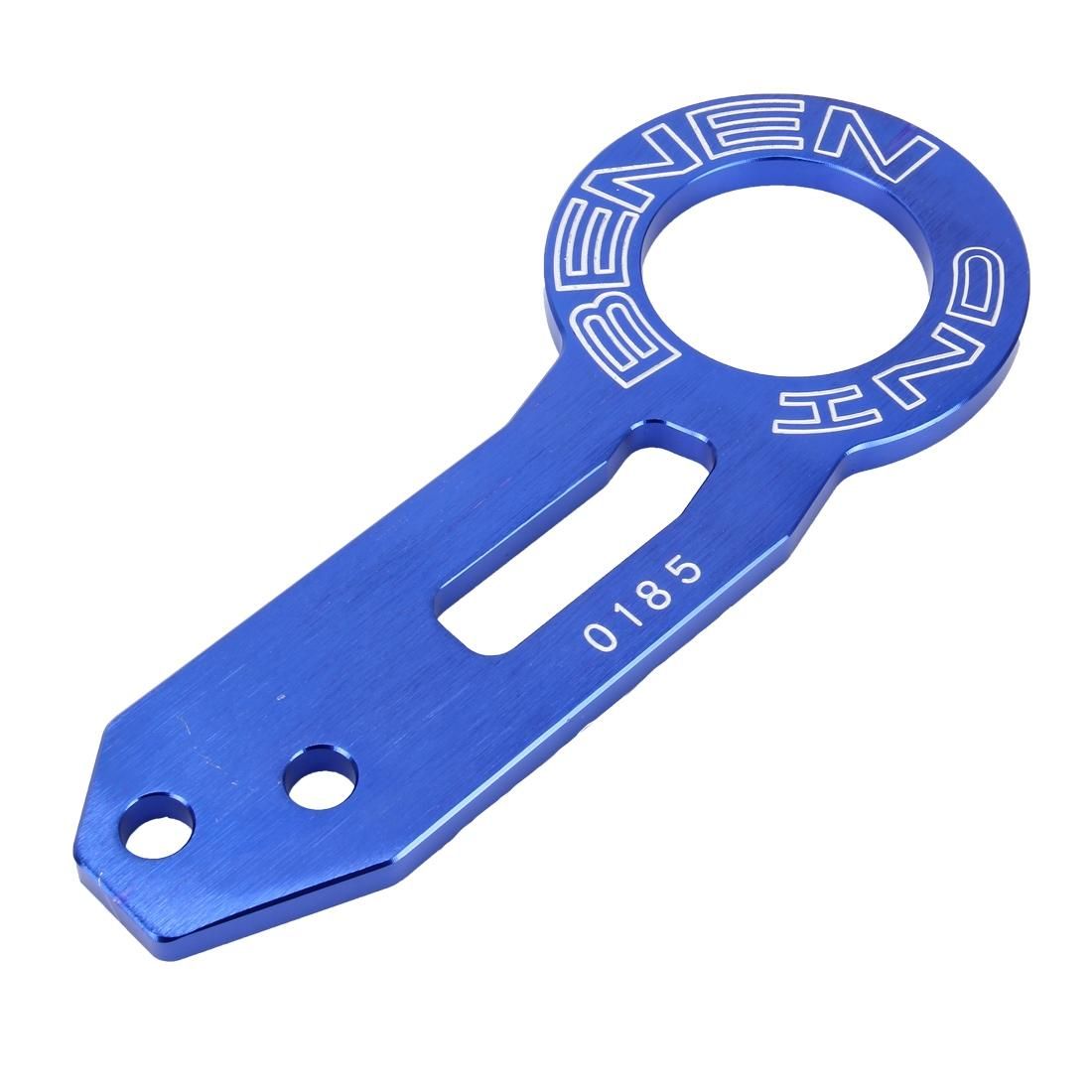 Benen Aluminum Alloy Rear Tow Towing Hook Trailer Ring for Universal Car Auto with Two Screw Holes (Style2)