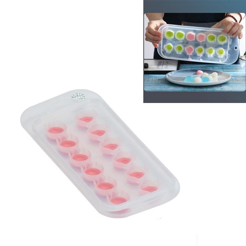 Creative Cute DIY Cartoon Combination Popsicle Ice Cream Mould, Style:Shell (Pink)