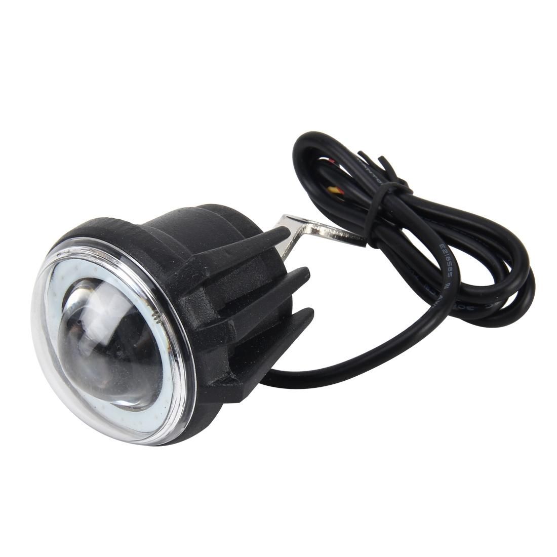 6W 400LM 1 COB Universal External Modified Motorcycle Bright Mirror Light Headlamp, DC 10-30V,