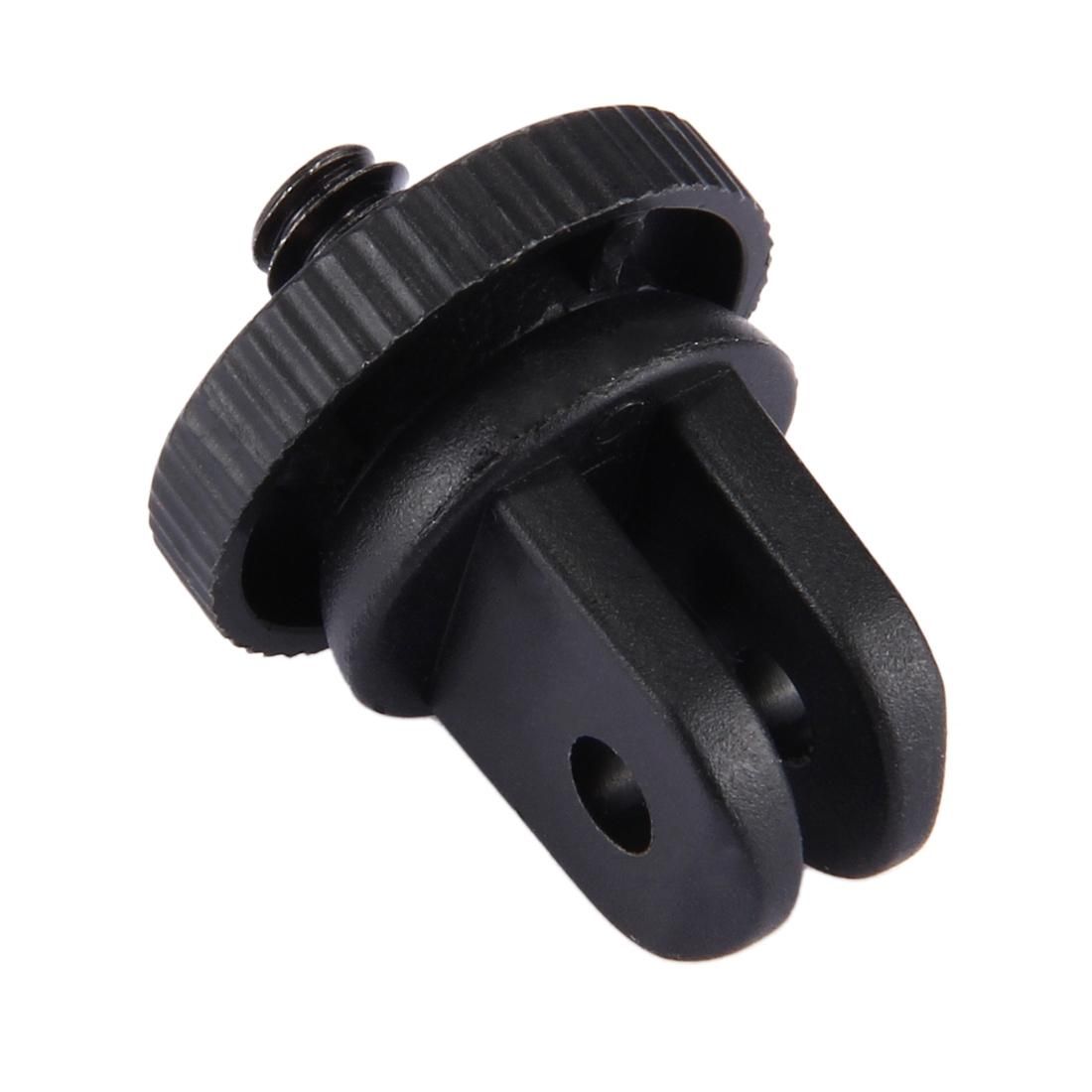 PULUZ Mini Size 1/4 inch Screw Tripod Mount Adapter for GoPro HERO9 Black / HERO8 Black / HERO7 /6 /5 /5 Session /4 Session /4 /3+ /3 /2 /1, Xiaoyi and Other Action Cameras, 3.9mm Diameter Screw Hole, 2.2cm Diameter
