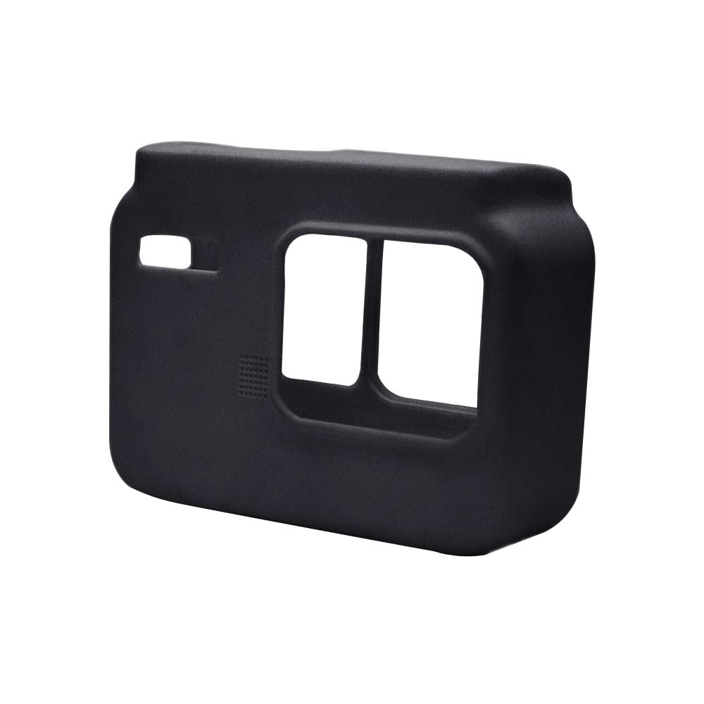 PULUZ Shock-proof Silicone Protective Case for Insta 360 One R 4K with Frame (Black)