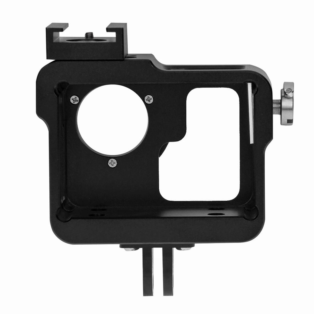 PULUZ Housing Shell CNC Aluminum Alloy Protective Cage with 37mm UV Lens Filter & Lens Cap for GoPro HERO3+ /3 (Red)