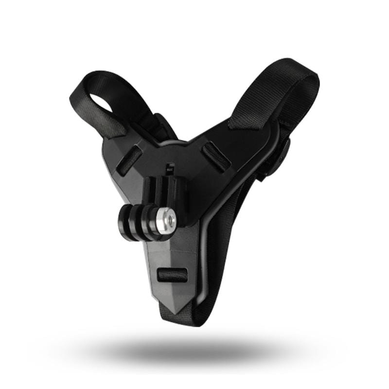 Helmet Belt Mount for GoPro HERO9 Black / HERO8 Black /7 /6 /5 /5 Session /4 Session /4 /3+ /3 /2 /1, Xiaoyi and Other Action Cameras (Black)