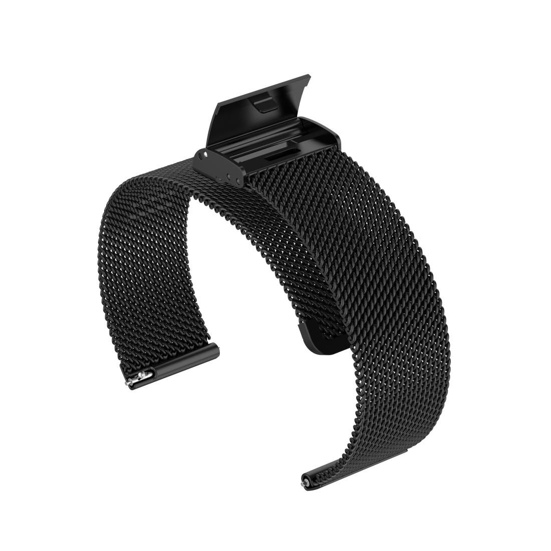 For Huawei GT/GT2 46mm/ Galaxy Watch 46mm/ Fossil Fossil Gen 5 Carlyle 46mm Stainless Steel Mesh Watch Wrist Strap 22MM (Silver)