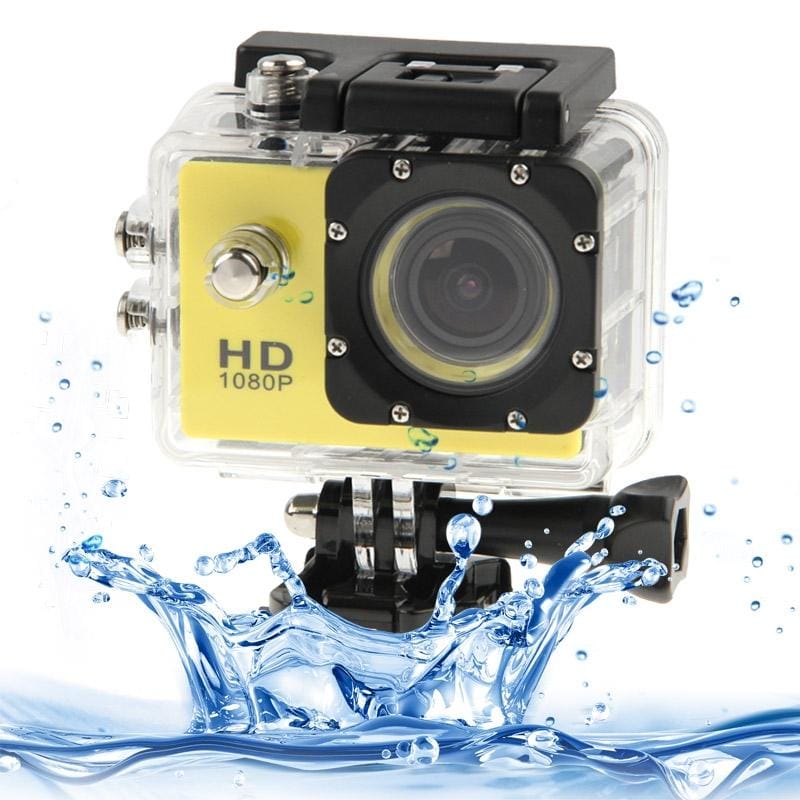 SJ4000 Full HD 1080P 1.5 inch LCD Sports Camcorder with Waterproof Case, 12.0 Mega CMOS Sensor, 30m Waterproof (Yellow)