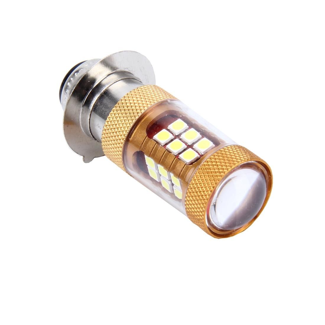 H6M/P15D 15W 1300 LM 6500K Motorcycle Headlight with 28 SMD-3030-LED Lamps, DC 12V (White Light)