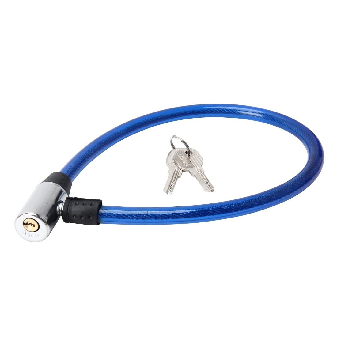 Motorcycle Bike Anti-theft Lock with Keys (Blue)