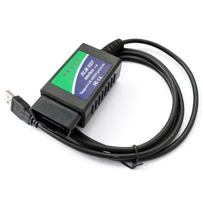 USB ELM327 OBDII Car Diagnostics Tool for Notebook / PC (Black)