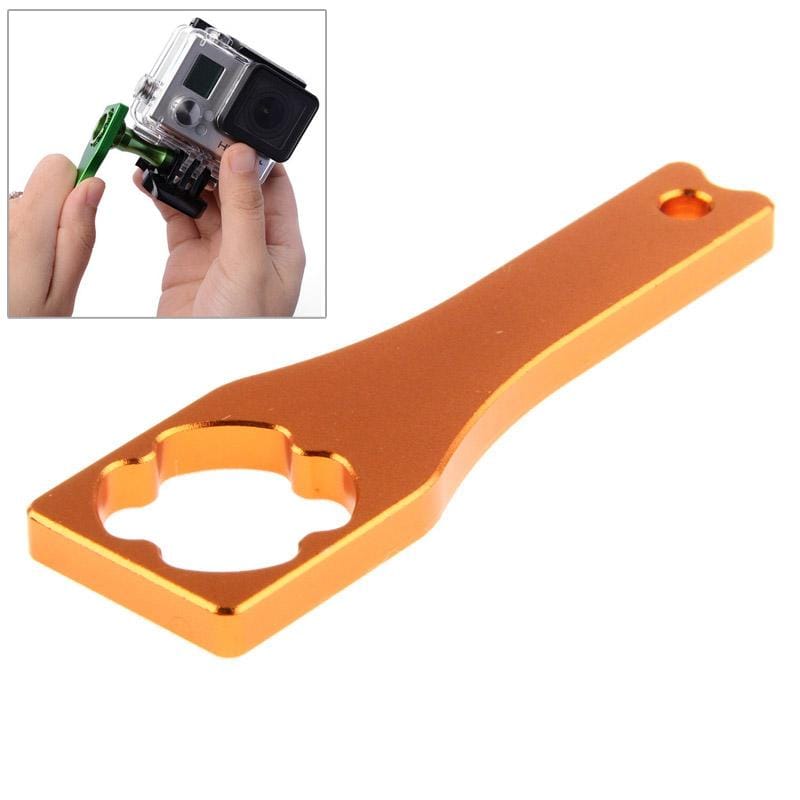 Metal Screw Rod Power Wrench Screw Cap Wrench Tools for GoPro  NEW HERO /HERO6   /5 /5 Session /4 Session /4 /3+ /3 /2 /1 (Gold)