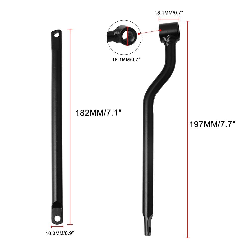 Motorcycle Side Bag Support Left & Right Set Mounting Brackets for American / Classic Bike / Harley