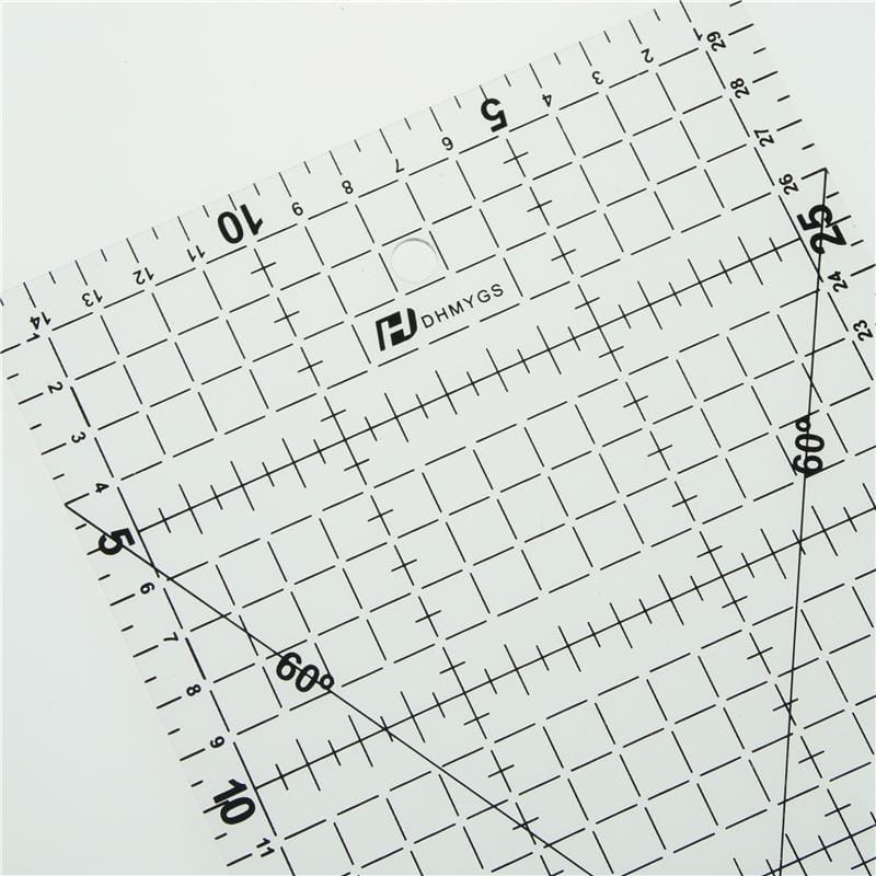 15X30cm DIY Sewing Tool Patch Rule Sewing Rule Acrylic Clothing Ruler