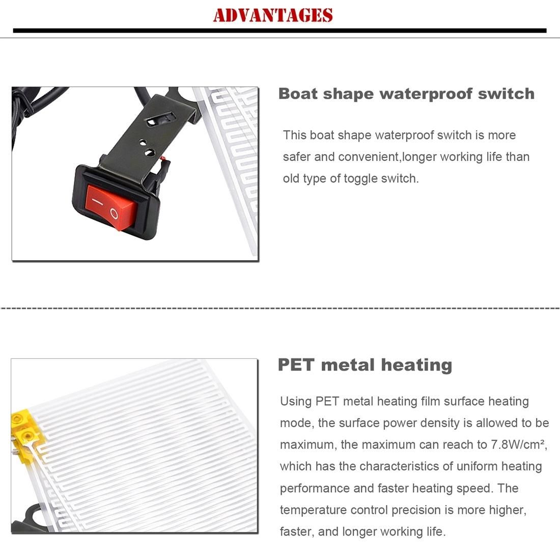 CS-054A1 Second Generation Motorcycle Modified Electric Heating Hand Cover Heated Grip Handlebar