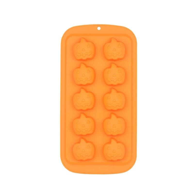 3 PCS Halloween Cartoon Baking Set Chocolate Mold (Pumpkin Head)