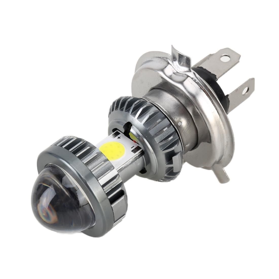 H4 DC9-18V / 4.7W 2.2W / 6000K / 500LM Motorcycle LED Headlight with COB Lamp Beads