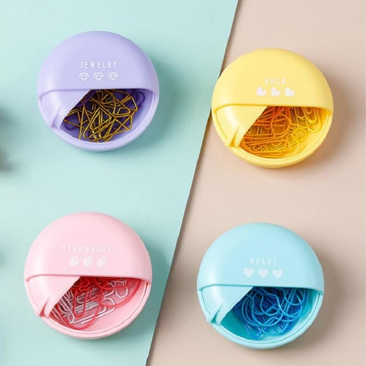 2 PCS Creative Cute Cartoon Paper Clip Colorful Girl Clothes Hanging Paper Clip Hanger Paper Clip (Macaron blue)