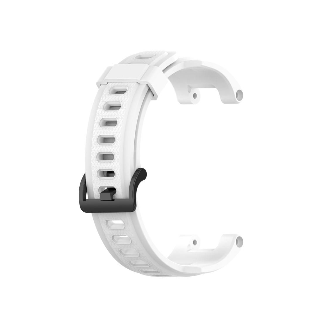 For Huami Amazfit T-Rex A1918 Tyrannosaurus Silicone Watch Strap (White)