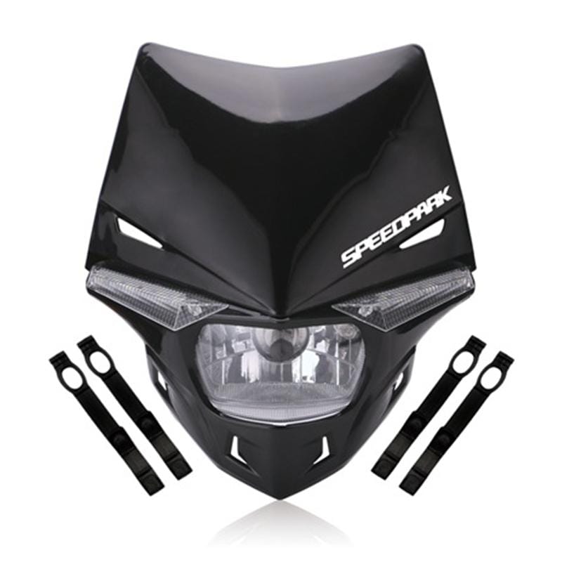 Speedpark Cross-country Motorcycle LED Headlight Headlamp Assembly for (Green)