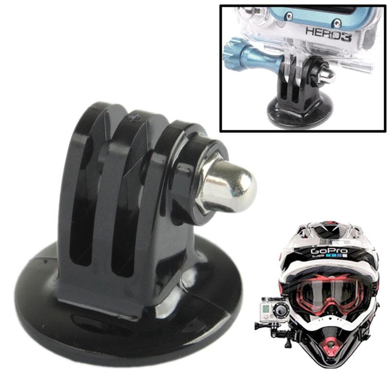Camera Tripod Mount Adapter for GoPro  NEW HERO /HERO6   /5 /5 Session /4 Session /4 /3+ /3 /2 /1, Xiaoyi and Other Action Cameras (Black)