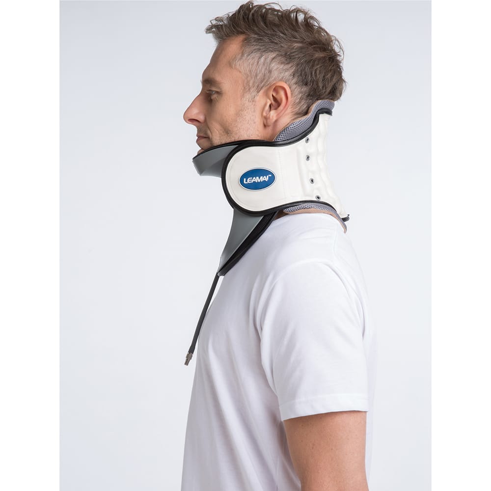 LEAMAI Inflatable Medical Neck Cervical Traction Device Home