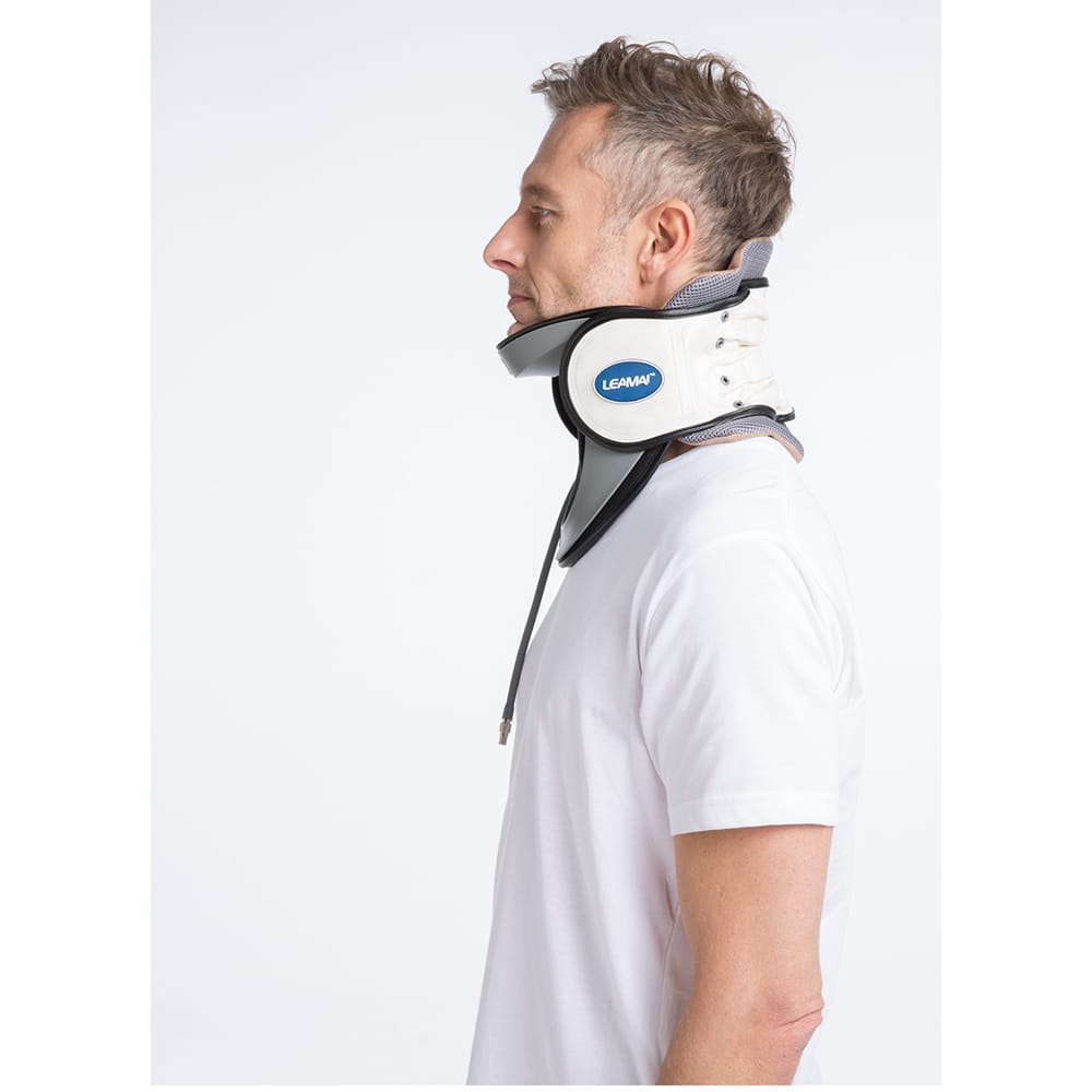 LEAMAI Inflatable Medical Neck Cervical Traction Device Home