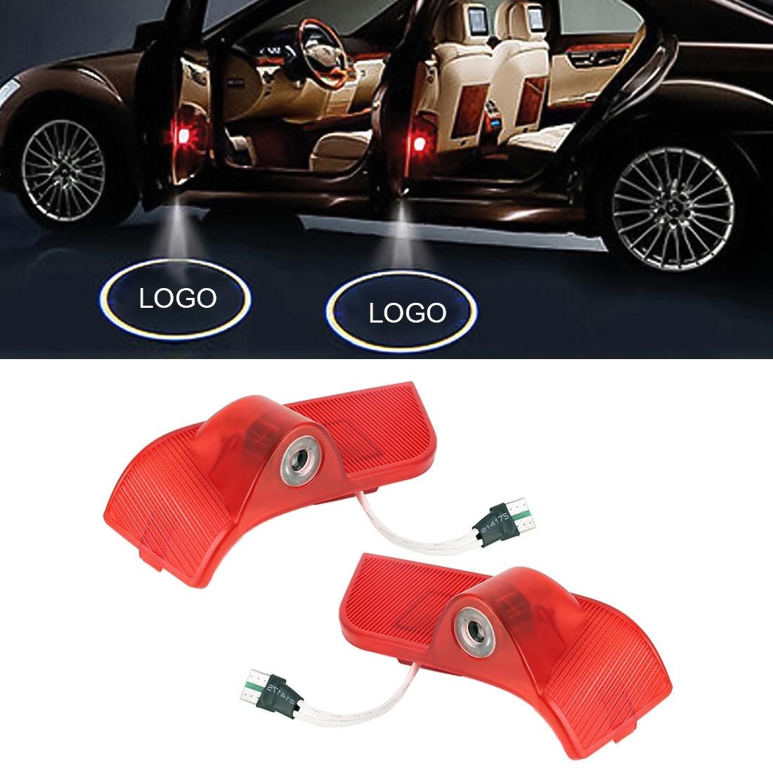 2 PCS DC12V 2W Car Door Logo Light Brand Shadow Lights Courtesy Lamp for Chevrolet Epica 2007-2013