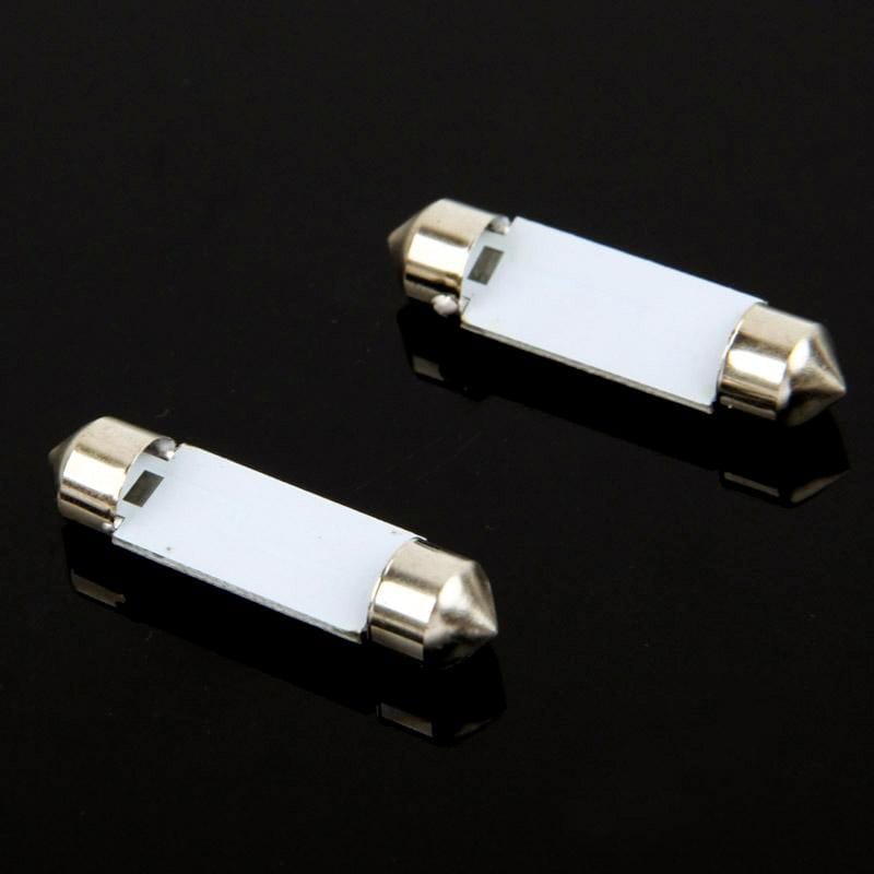 1 Pair 39mm White 3 LED 5050 SMD Car Signal Light Bulb (Style2)