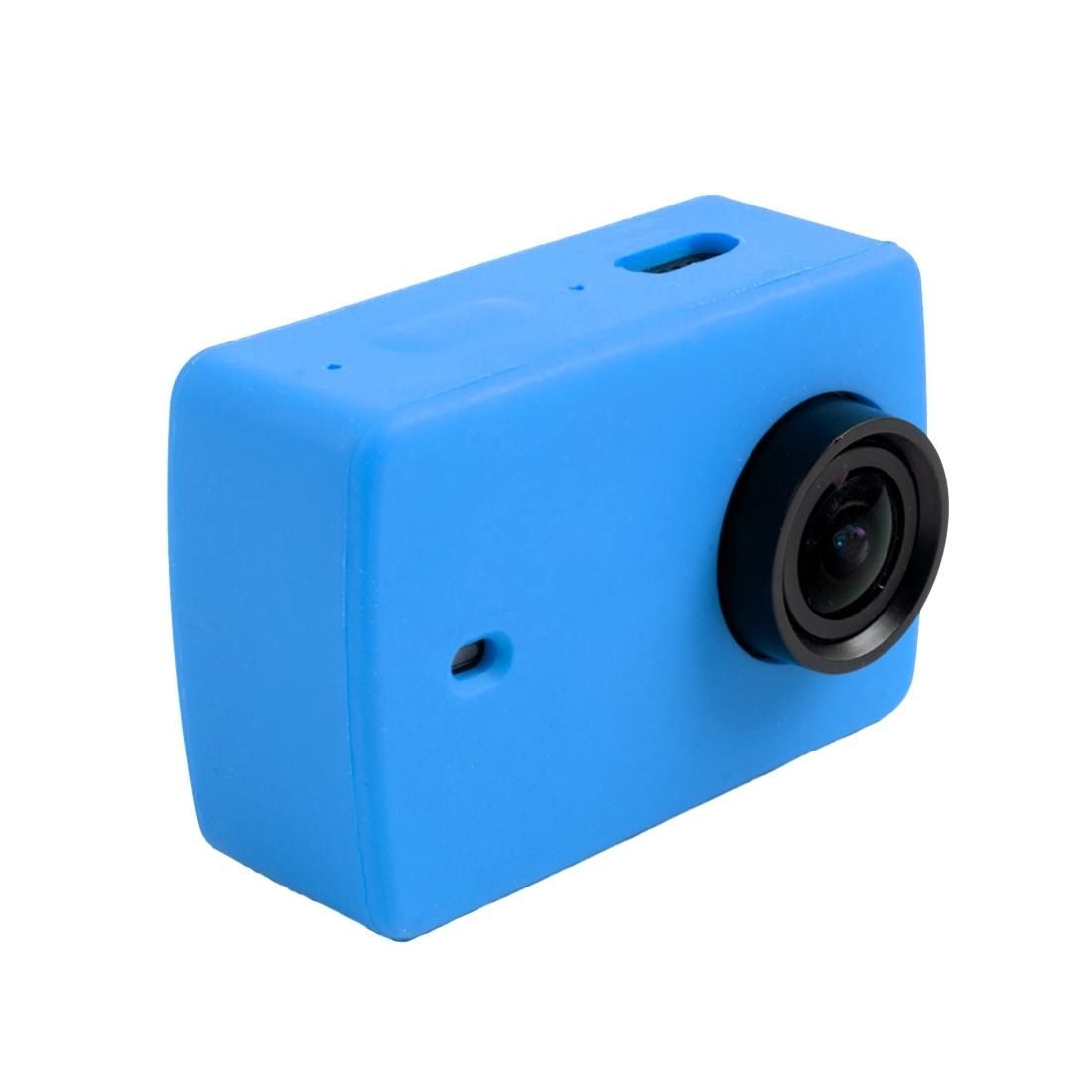 For Xiaomi Xiaoyi Yi II Sport Action Camera Silicone Housing Protective Case Cover Shell (Blue)