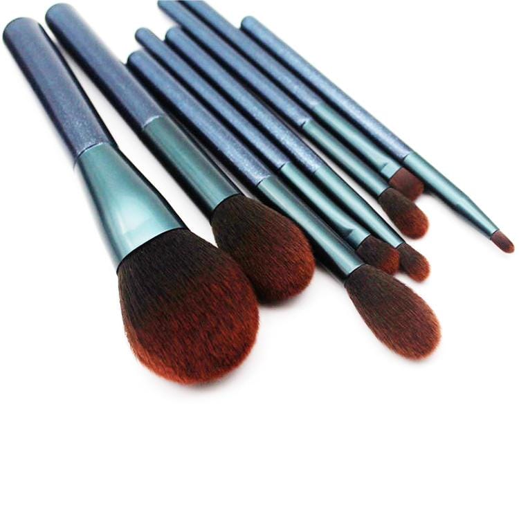8 in 1 Beginner Wooden Handle Multi-functional Makeup Brush