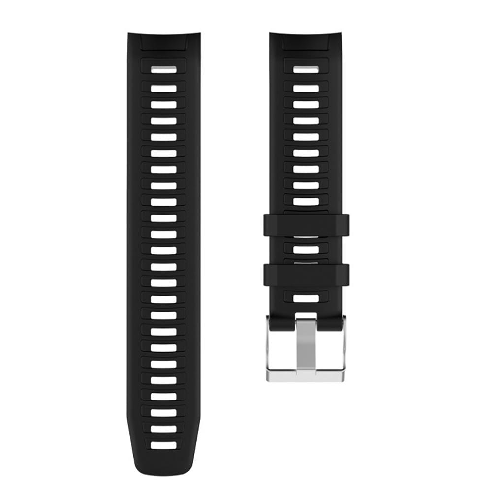 For Garmin Instinct Silicone Replacement Wrist Strap Watchband (Black)