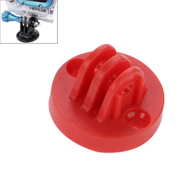 GP267 Camcorder Mount Adapter to Tripod Stand for GoPro HERO6/ 5 /5 Session /4 /3+ /3 /2 /1 (Red)