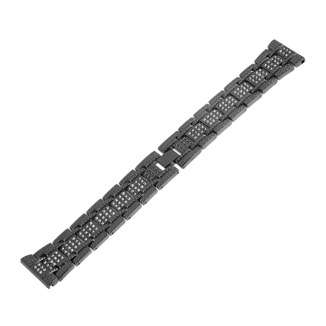 Metal Wrist Strap Watch Band for Samsung Gear S3 (Black Yellow)