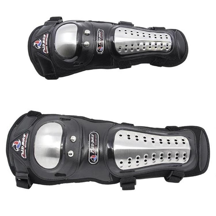 4 PCS / Set MAD BIKE MB01 Stainless Steel Motocross Equipment Protection Motorcycle Elbow & Knee Pads Protect Guards