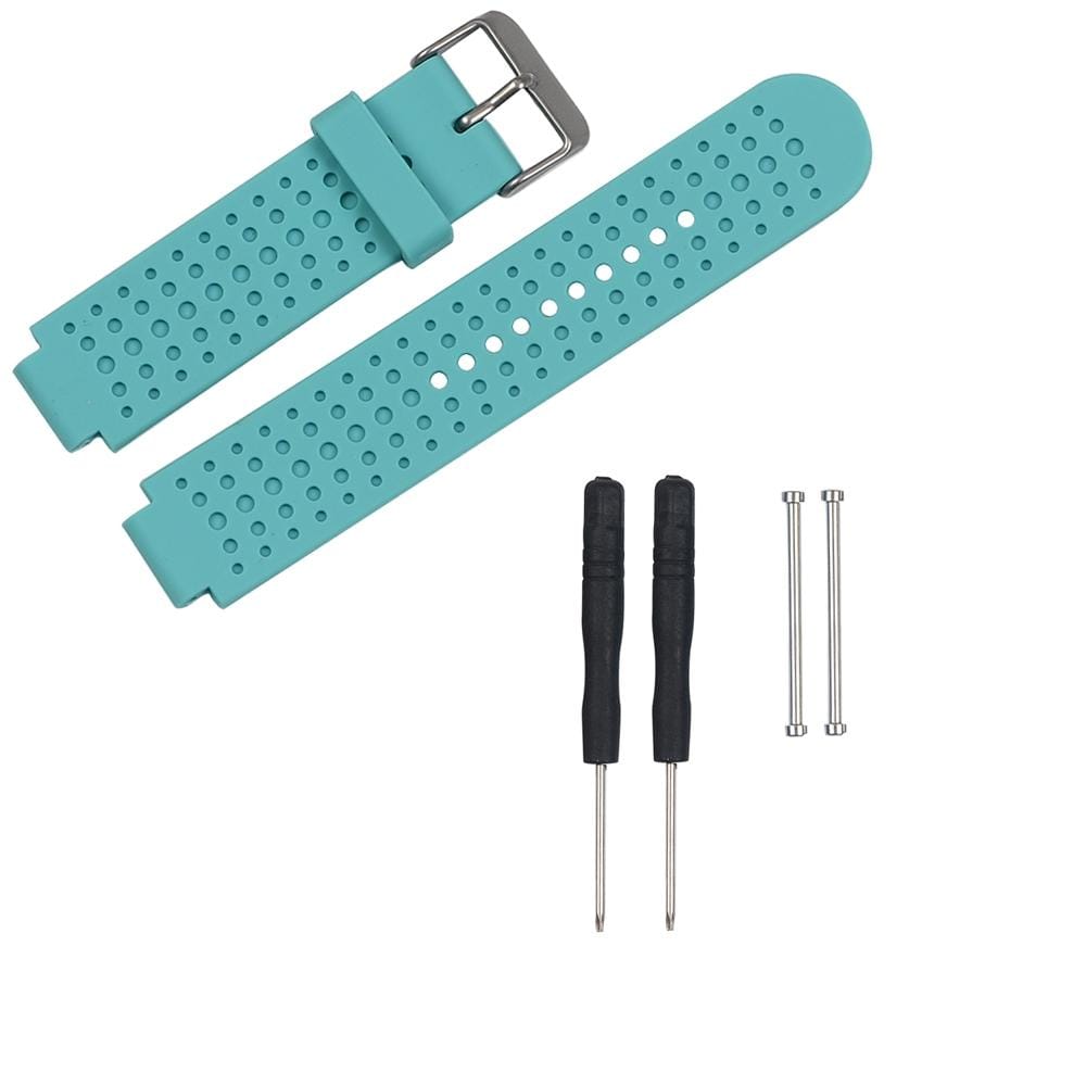 For Garmin Forerunner 620 Solid Color Replacement Wrist Strap Watchband (Teal)