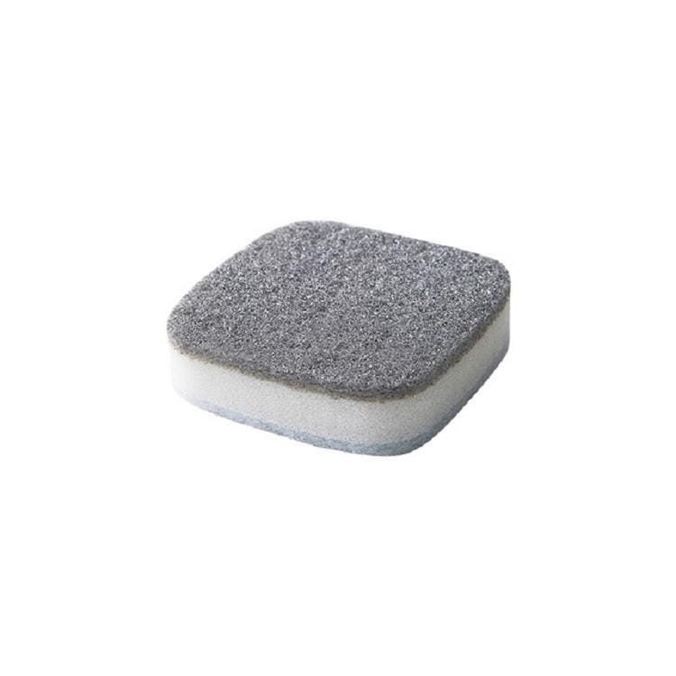 Kitchen Wall-mounted Sponge Brush with Handle Remove Oil Dishwashing Brush (Style1)