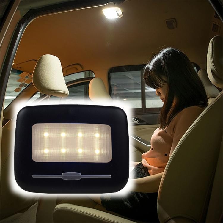 Car Interior Wireless Intelligent Electronic Products Car Reading Lighting Ceiling Lamp LED Night Light, Light Color:Yellow Light (Black)