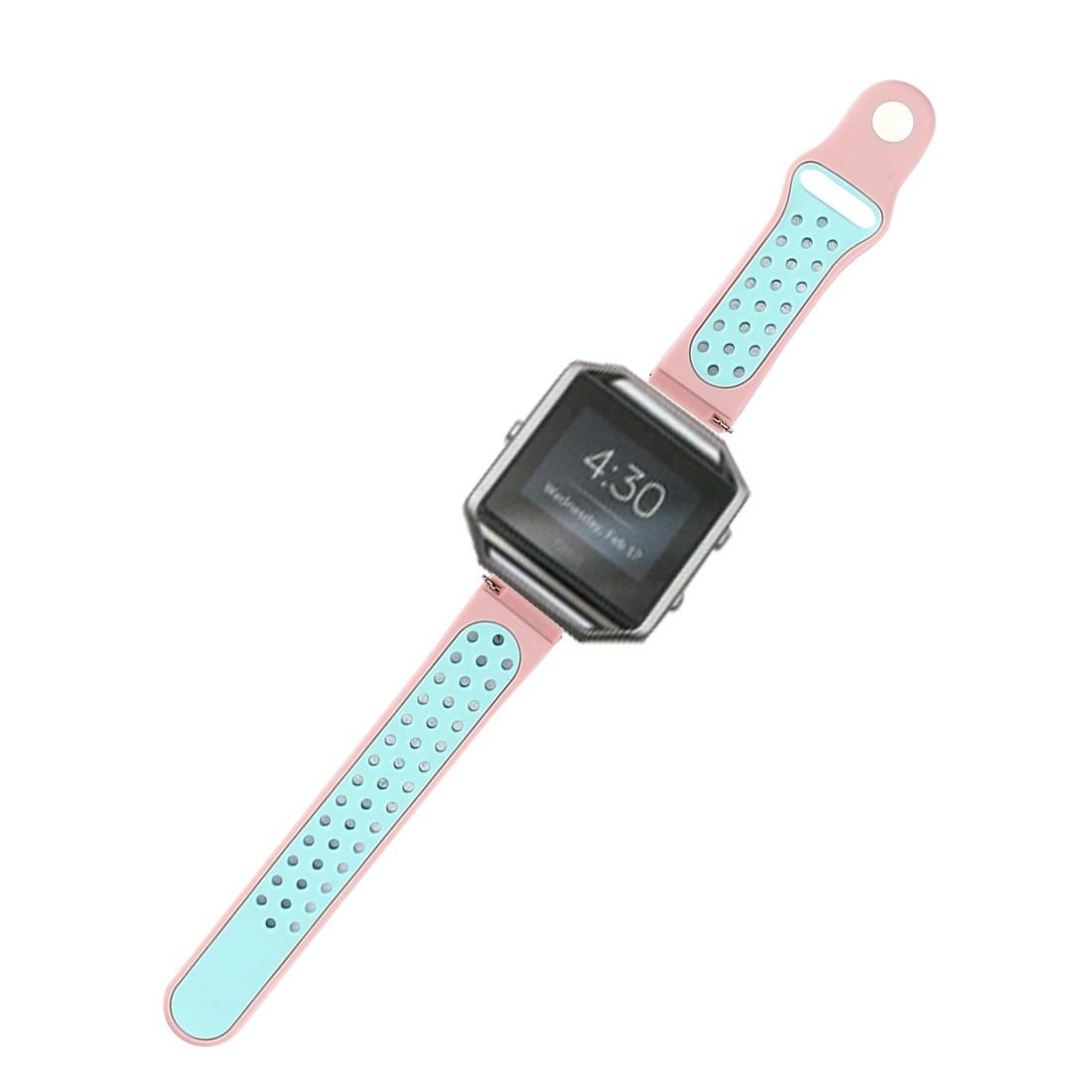 For Fitbit Blaze Watch Silicone Watchband, Length: about 24.2cm (Style2)