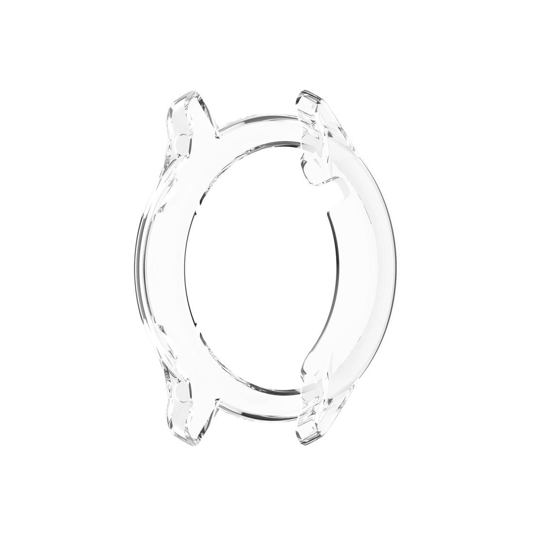 For Huawei Honor Magic watch2 42mm TPU Wrapped Empty Half Case Watch Case (Transparent White)