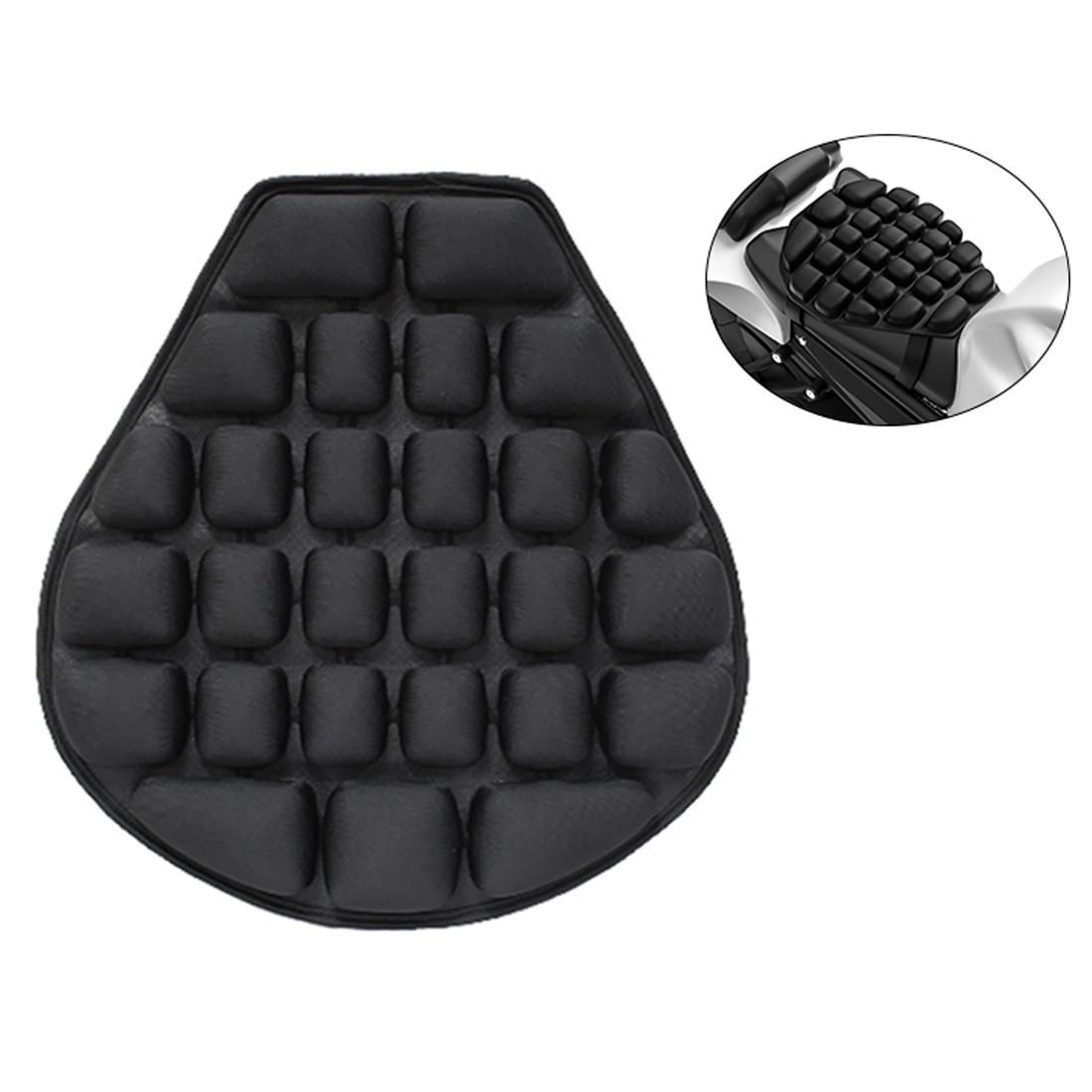 CS-1095A1 Motorcycle Electric Car Universal Breathable Anti-gravity Inflatable Cushion Seat Cover (Black)