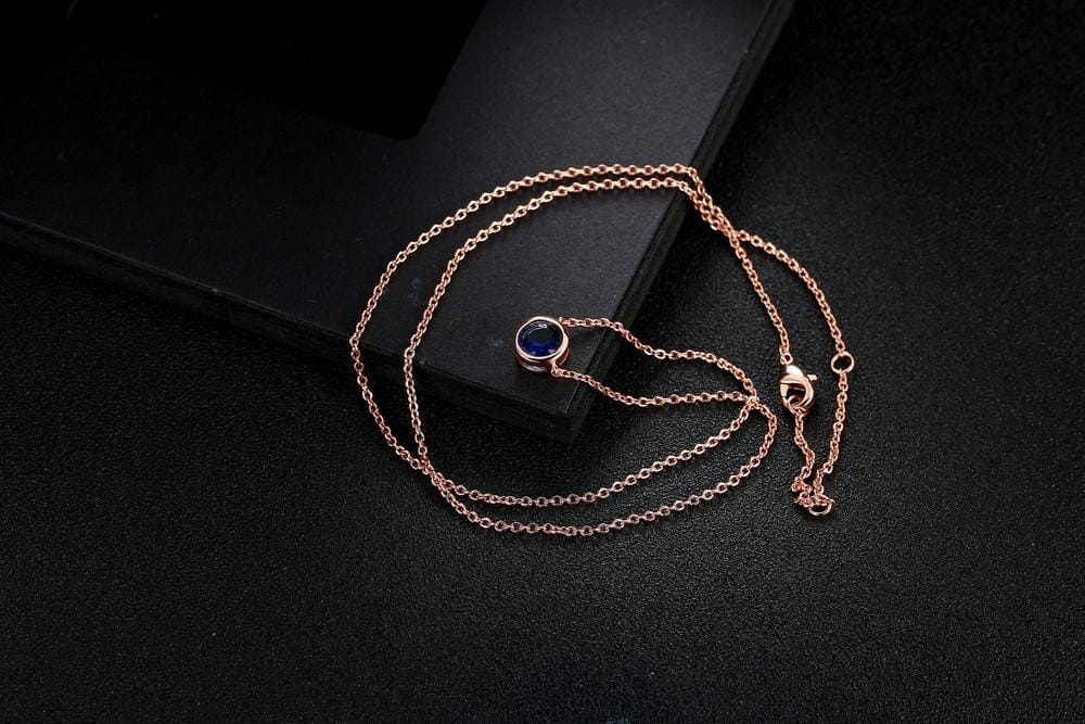 Simple Style Cubic Zirconia Necklaces Pendants Fashion Jewelry Women Chain Accessiories (Clear)