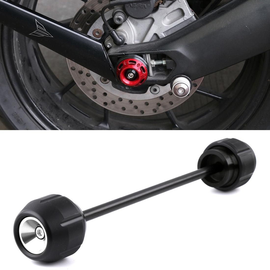 Modified Front Wheels Drop Resistance Aluminum Alloy Ball Crash Protection Bars for Yamaha MT-09 (Silver)
