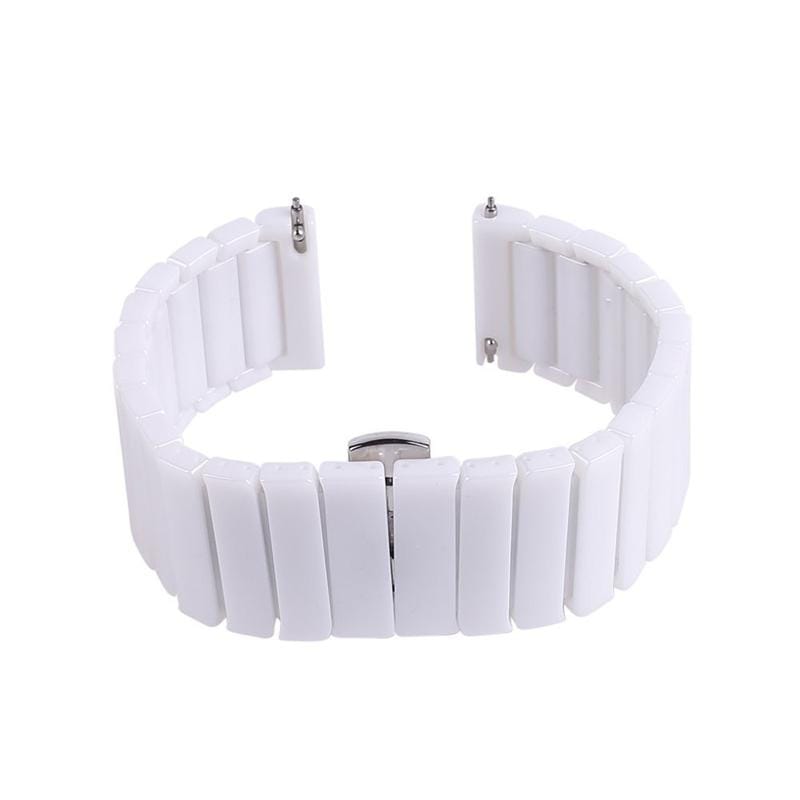 22mm For Huawei Watch GT2e GT2 46mm Ceramic Strap (White)