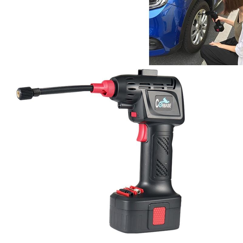 DC12V 120W 10A Portable Intelligent Electric Digital Display Wireless Air Pump Tire Inflator Car Inflator Inflatable Pump