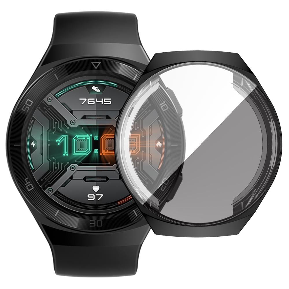 For Huawei GT2e TPU Electroplated All Inclusive Watch Case (Black)
