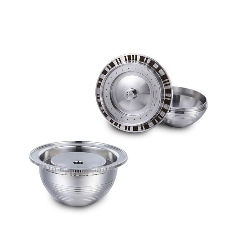 Coffee Capsule Shell Reusable Coffee Filter Stainless Steel Coffee Filter Tool, Style:Coffee Capsule