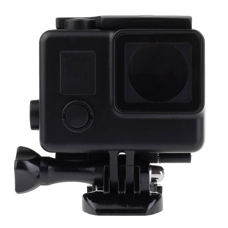 Black Edition Waterproof Housing Protective Case with Buckle Basic Mount for GoPro HERO4 /3+,  Waterproof Depth: 10m (Black)
