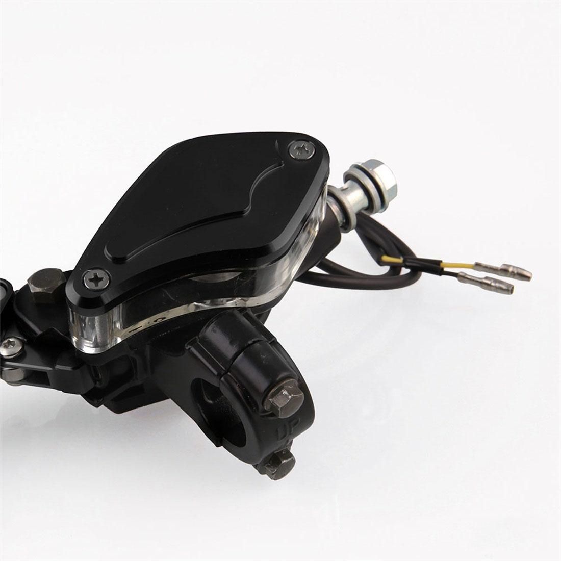 Leaf Shape Modified Motorcycle Hand Brake Clutch Hydraulic Brake Lever (Gold)