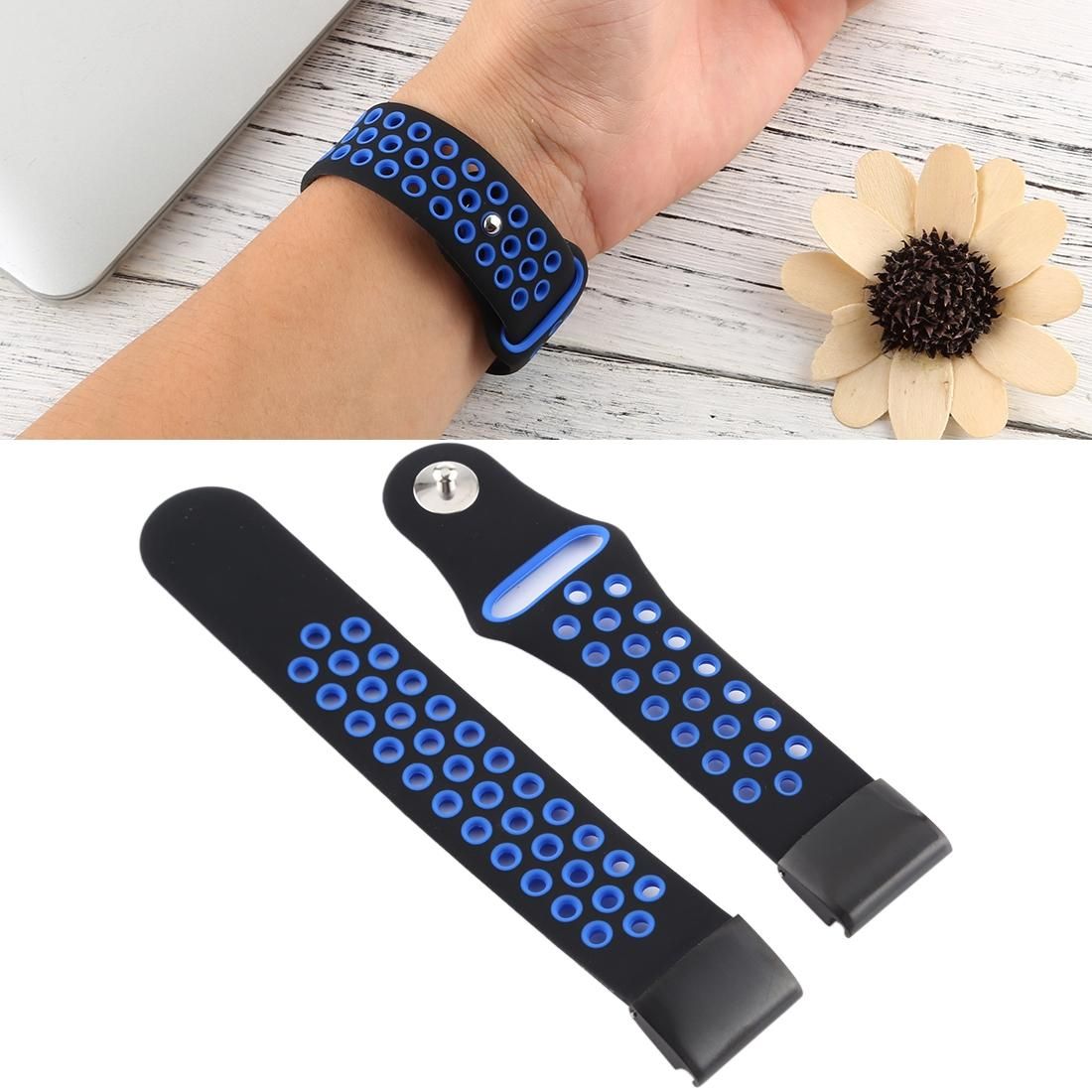 Smart Watch Silicone Wrist Strap Watchband for Garmin Fenix 5X (Blue)